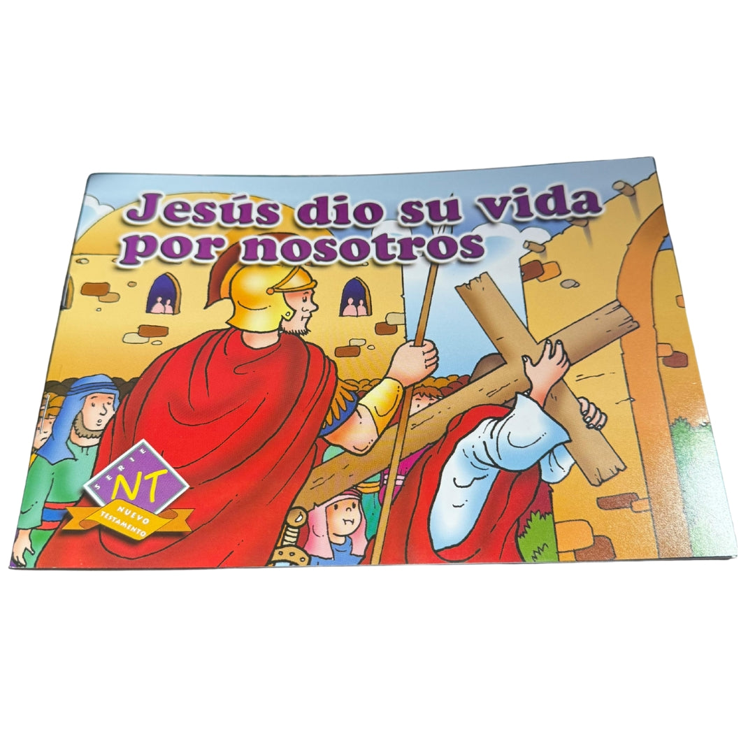 Libro para colorear: Jesús dio su vida por nosotros